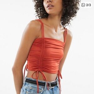 Urban Outfitters Scrunch Tie Crop Top